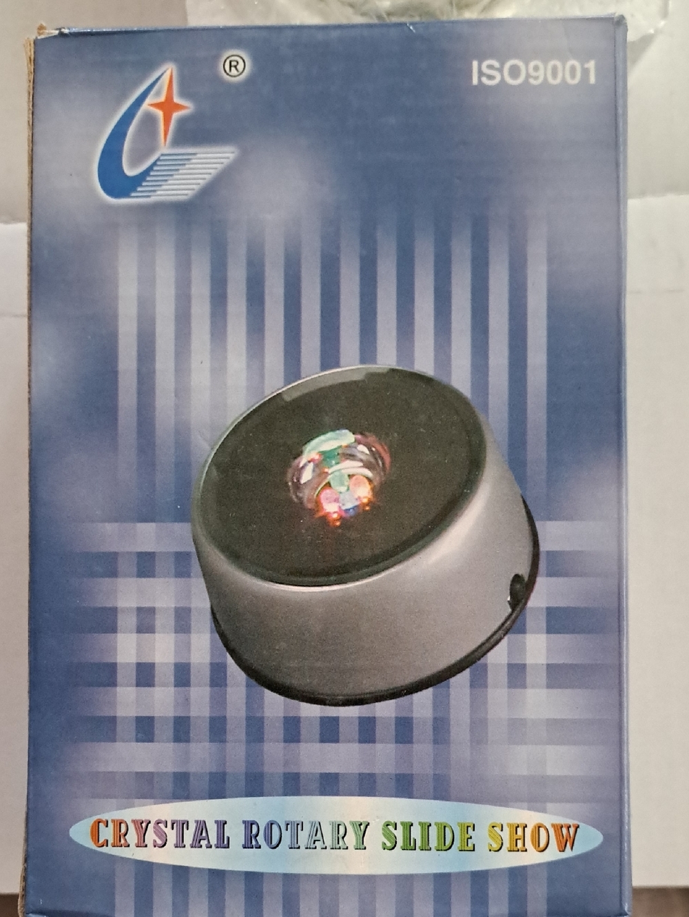 Crystal Rotary Slide Show ISO9001 Multi-light Base - NEW -
